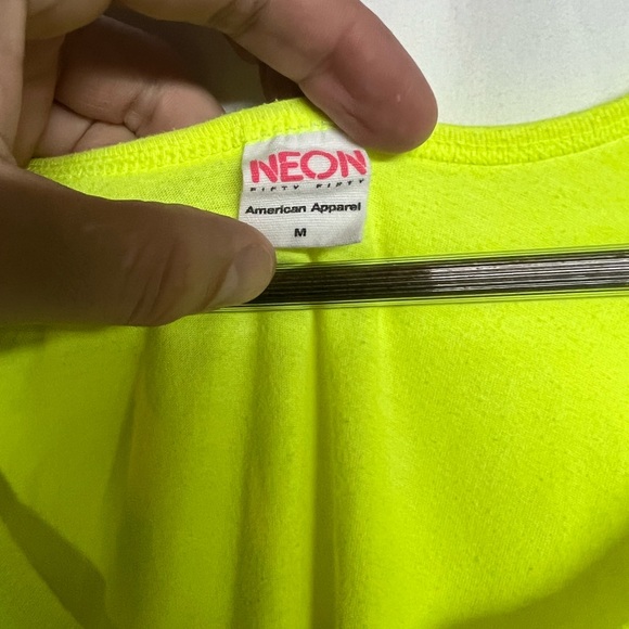 American Apparel Medium Neon Tank Top - Picture 2 of 4
